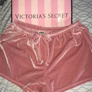 BRAND NEW pink velvet Victorias Secret PINK shorts